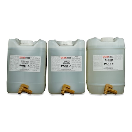 System Three Resins Clear Coat Epoxy Resin, 15 Gallon Kit 0600K62